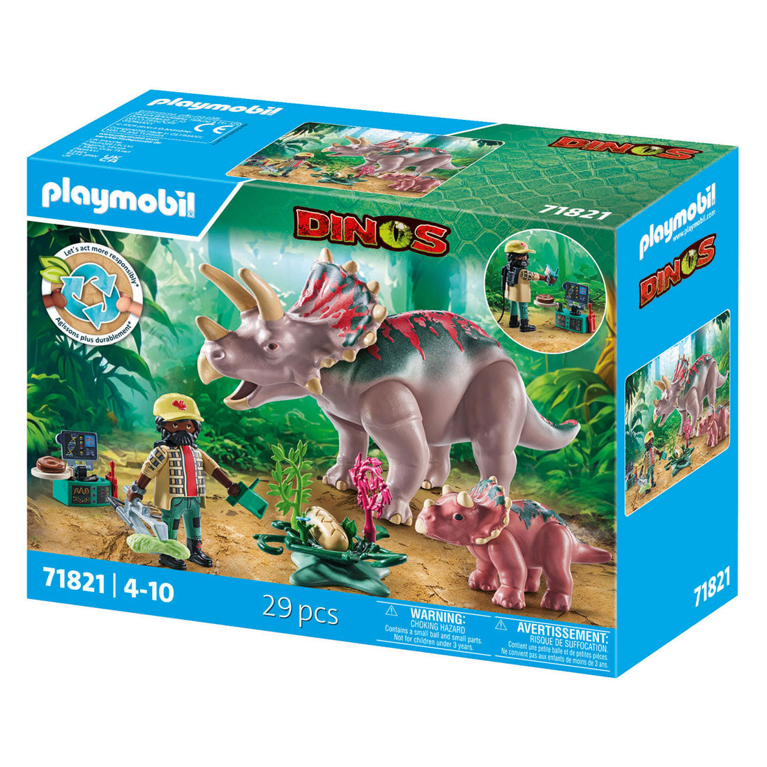 Playmobil 71821 Famille Triceratops