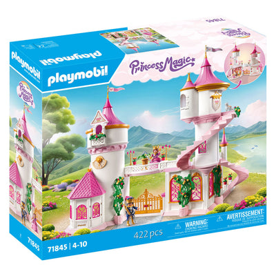 Playmobil princesse château de princesse magique avec couple royal - 71845