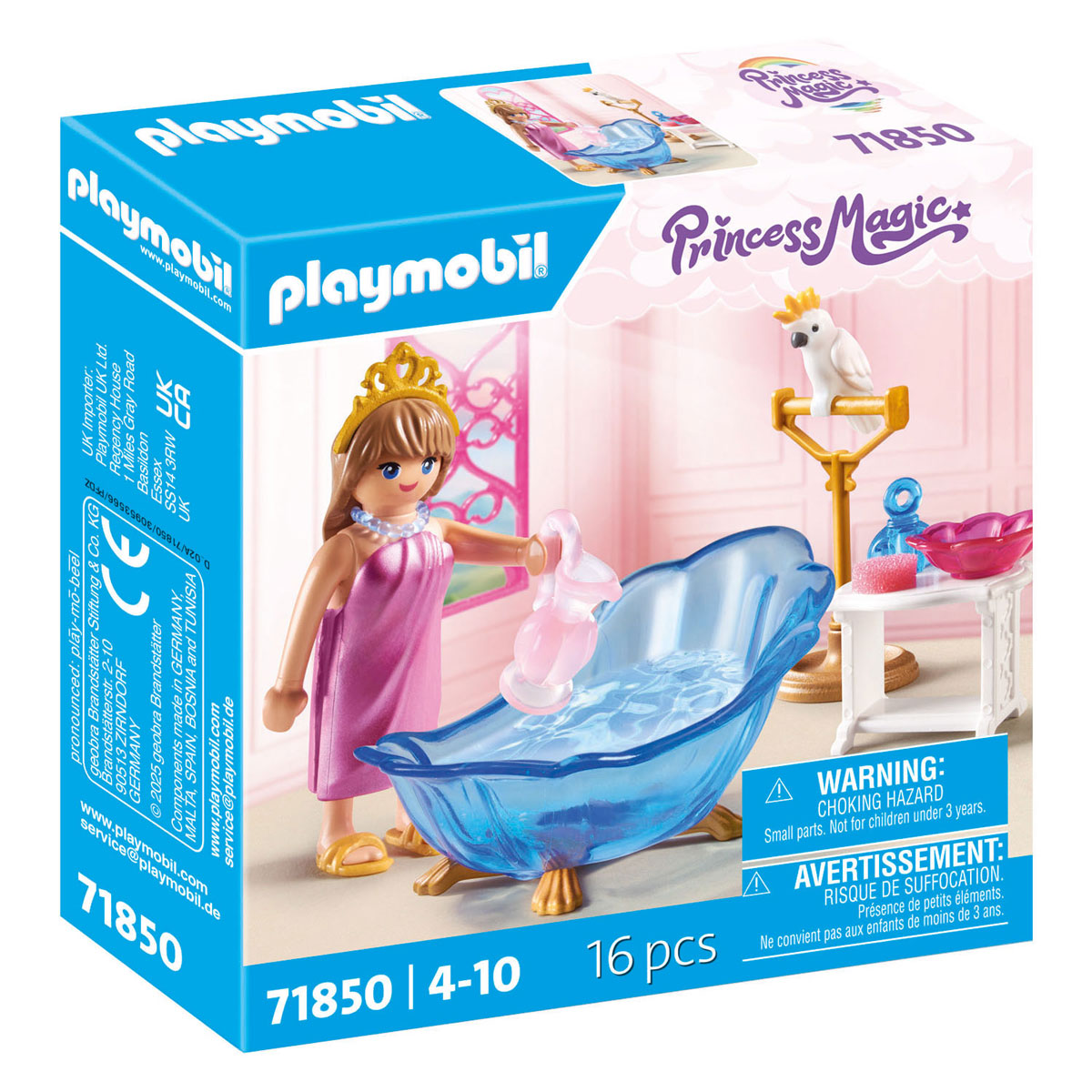 Playmobil princesse bain royal magique avec princesse - 71850