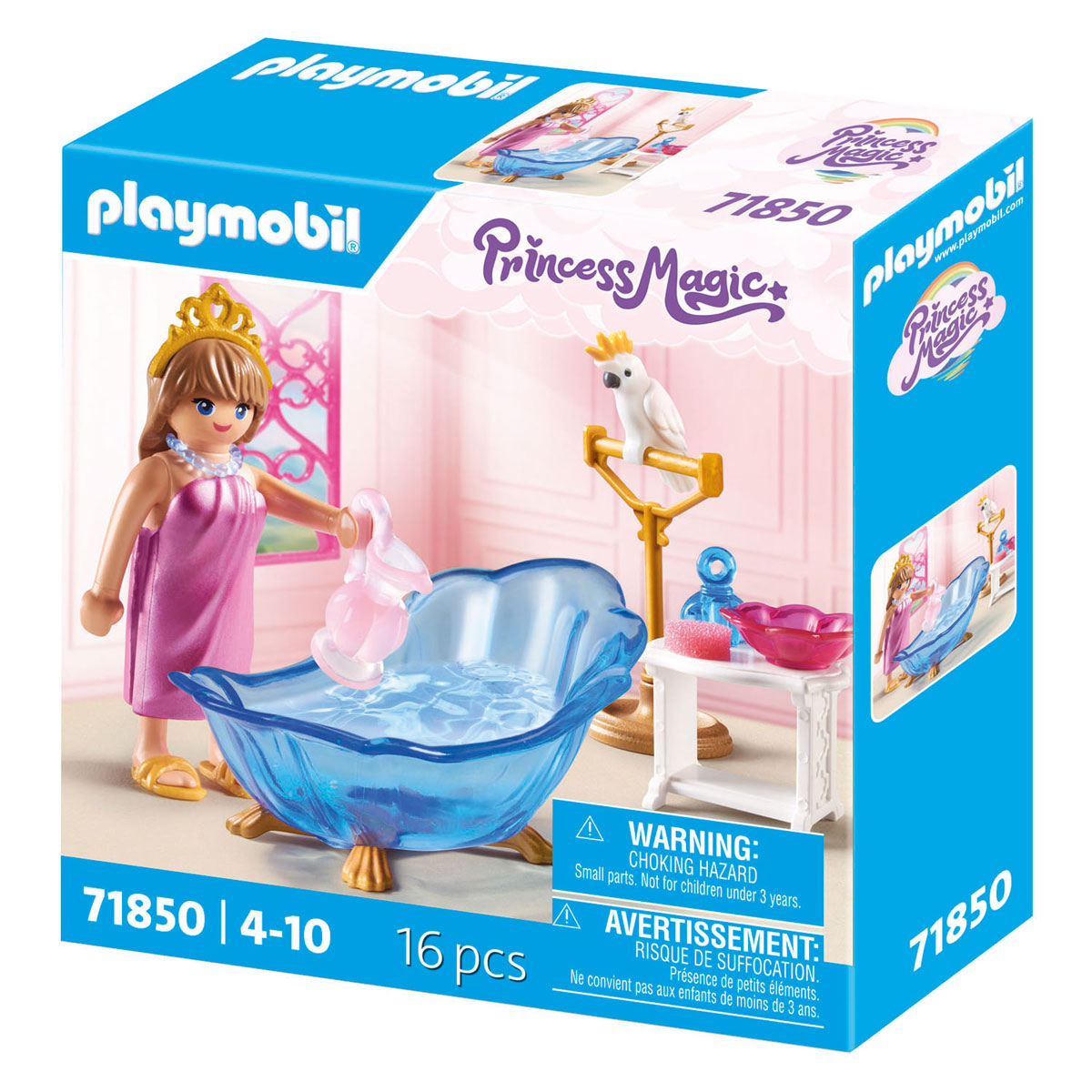Playmobil princesse bain royal magique avec princesse - 71850