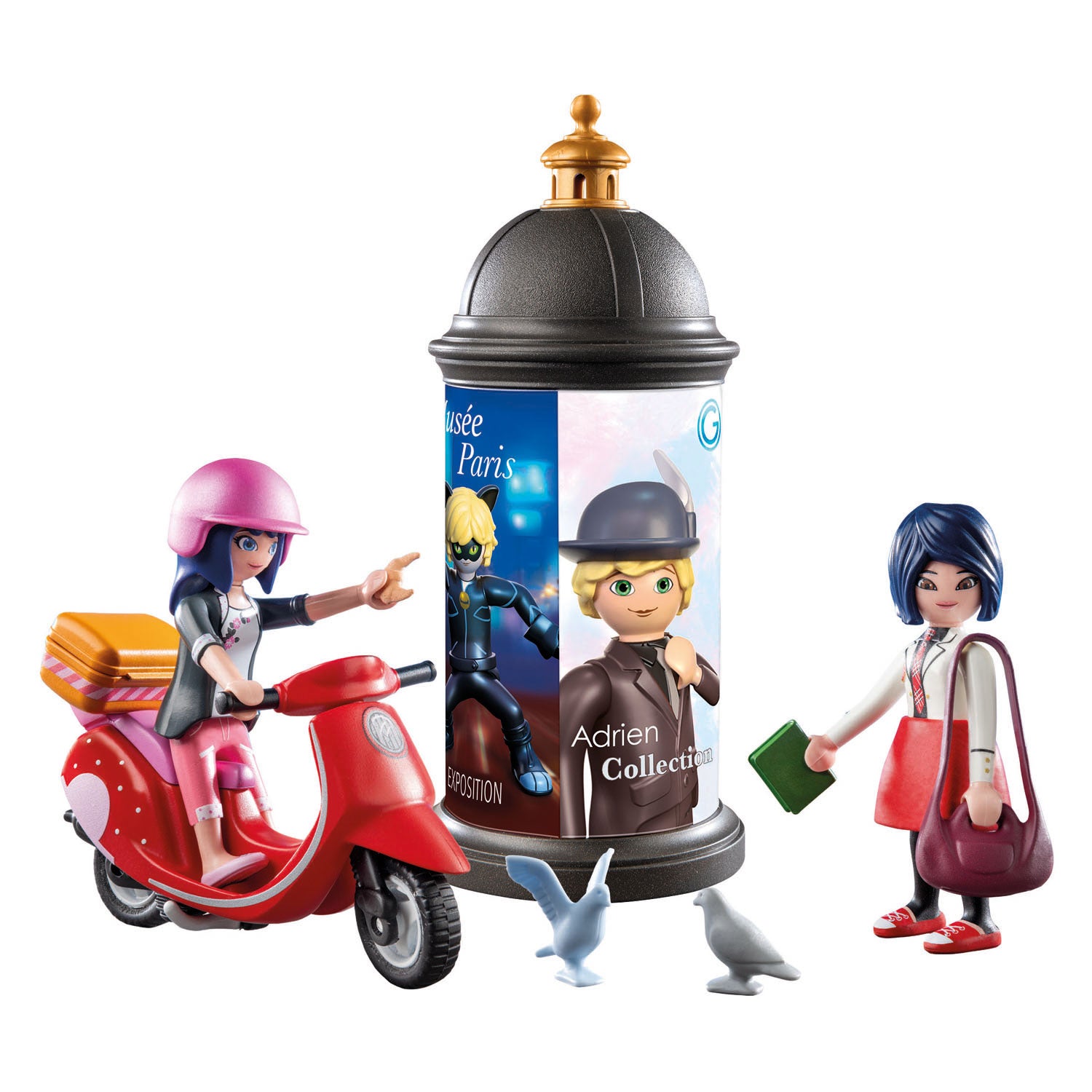 Playmobil miraculeux : balade en scooter à paris 71864