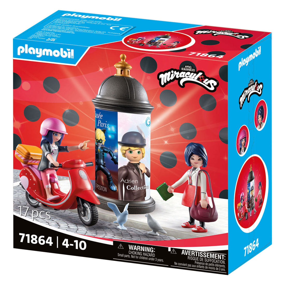 Playmobil miraculeux : balade en scooter à paris 71864