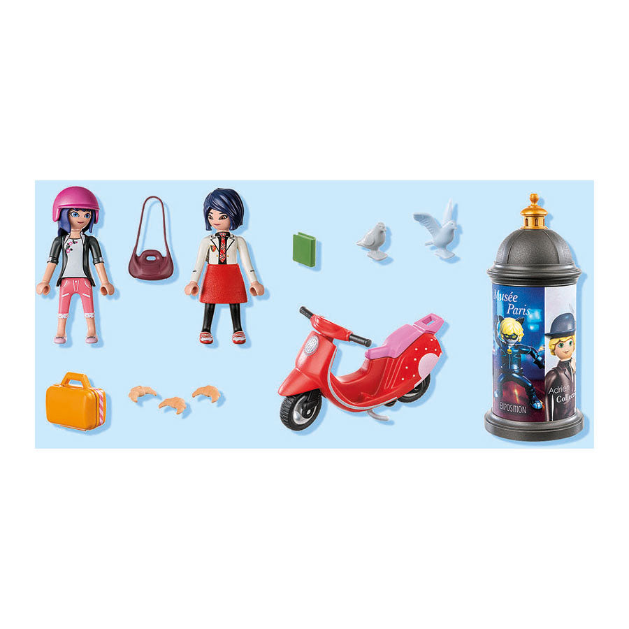 Playmobil miraculeux : balade en scooter à paris 71864
