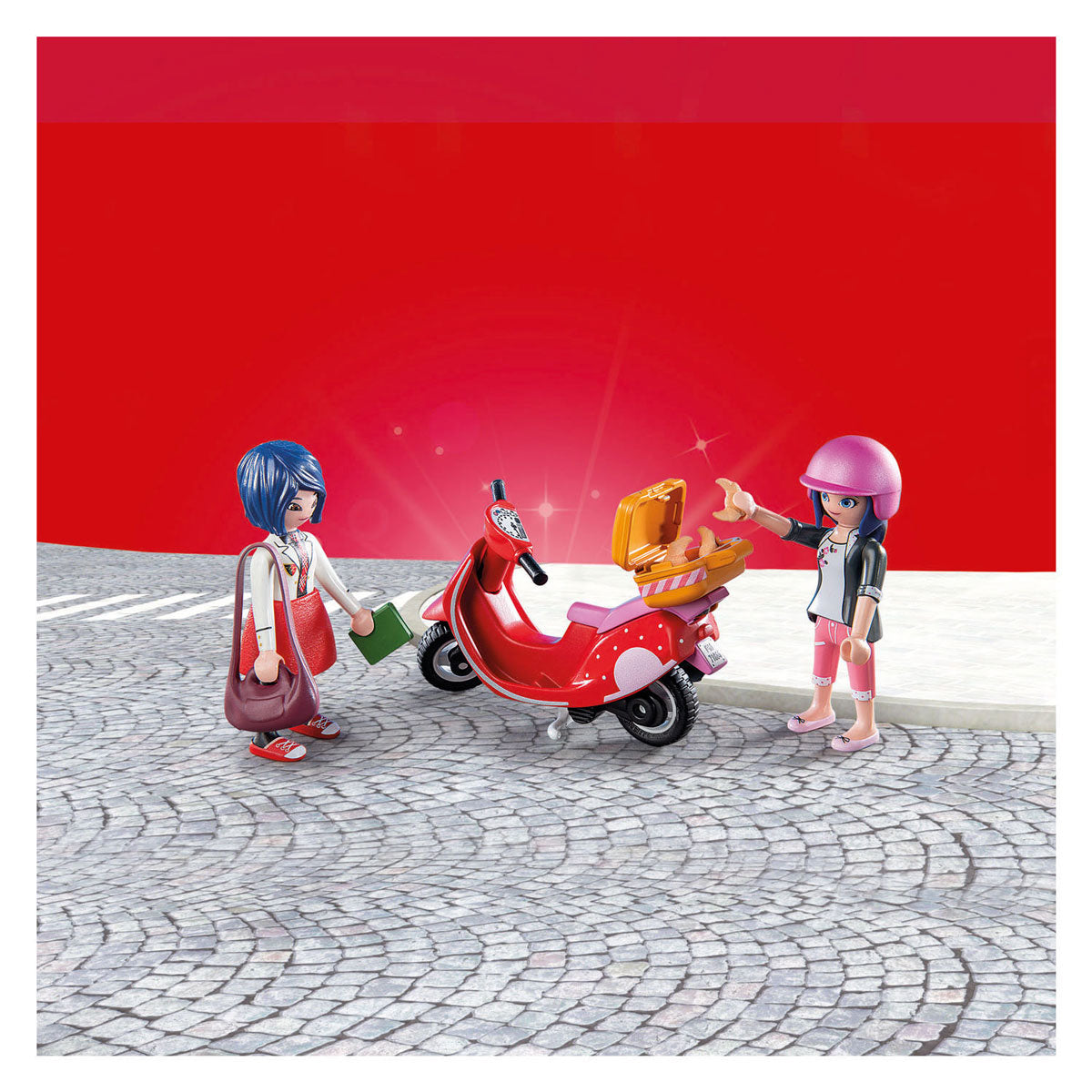 Playmobil miraculeux : balade en scooter à paris 71864