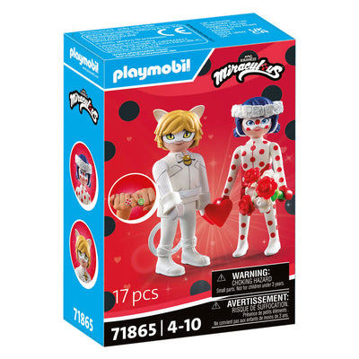 Playmobil Miraculous : Le mariage de rêve de Ladybug Chat Noir 71865