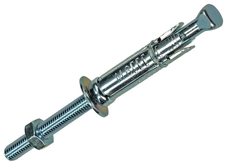 Mack 1019937 - boulon à coin avec goujon fileté. galvanisé4 pièces m6 x 100mm | 5 pièces