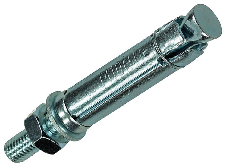 Mack 1019943 - boulon à coin avec goujon fileté. galvanisé2 pcs m10 x 100mm | 5 pièces