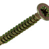 Mack 1017980 - vis pour panneaux d'aggloméré avec tête plaquée jaune. 35 pièces 4,5 x 40 mm | 5 pièces