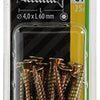 Mack 1018014 - spainplschr.vzkop-auto-assemblage plaqué jaune 25 pièces 4,0 x 60 mm | 5 pièces