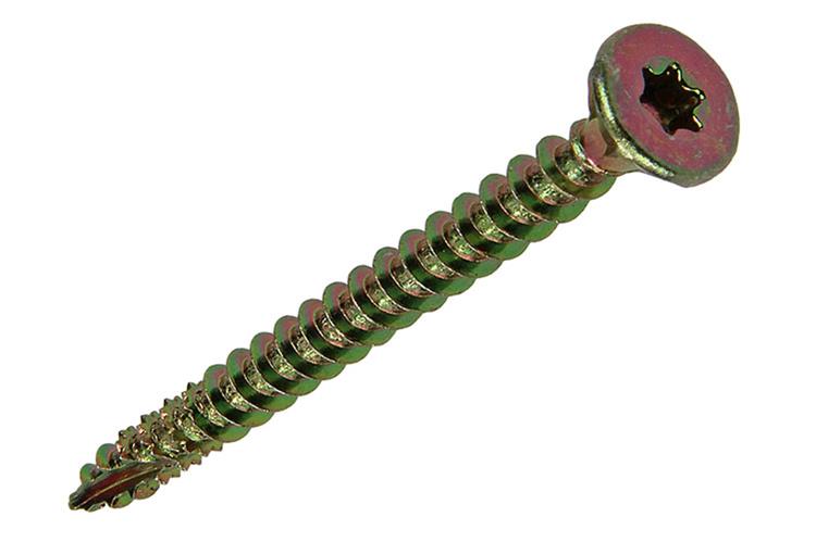 Mack 1018018 - spainplschr.vzkop-auto-assemblage plaqué jaune 28 pièces 4,5 x 50 mm | 5 pièces