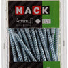 Mack 1018046 - boulon fileté à bois en acier galvanisé 20 pièces 7 x 70 mm | 5 pièces