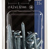 Mack 1018070 - culasse à vis autotaraudeuse galv. 35 pièces 4,2 x 32 mm | 5 pièces
