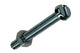 Mack 1018092 - vérin à vis métal. tête + écrou plaqué 40 pcs m4 x 30 mm | 5 pièces