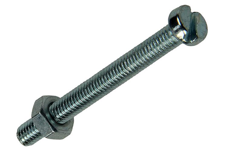 Mack 1018093 - vérin à vis métal. tête + écrou plaqué 34 pcs m4 x 40 mm | 5 pièces