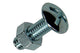 Mack 1018100 - boulon de chauffage + écrou acier galvanisé 40 pcs m6 x 20 mm | 5 pièces