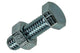 Mack 1018106 - boulon de robinet + écrou en acier galvanisé 40 pcs m5 x 16 mm | 5 pièces