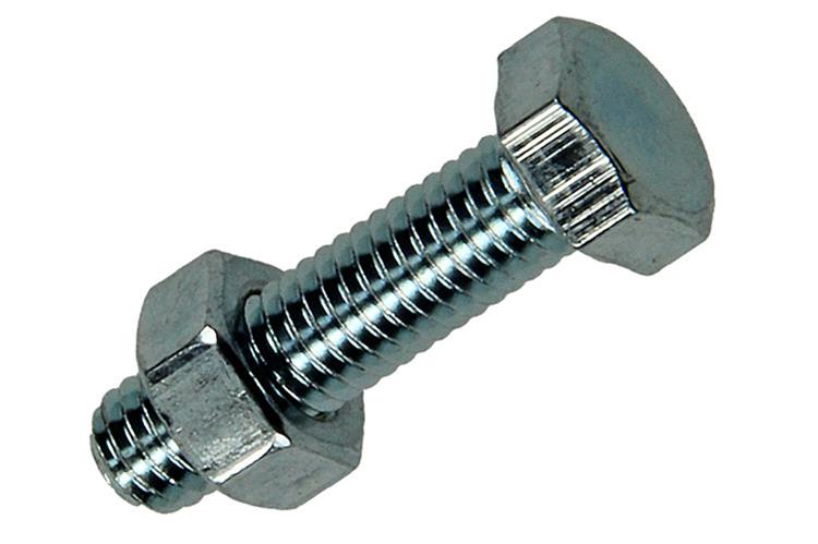 Mack 1018107 - boulon de robinet + écrou en acier galvanisé 35 pcs m5 x 20 mm | 5 pièces