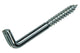 Mack 1018151 - vis à oreilles avec fente galvanisée 12 pcs 6,0 x 60 mm | 5 pièces