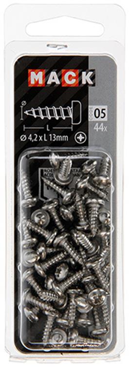 Mack 1020017 - vis autotaraudeuse culasse a2 44 pcs 4,2 x 13 mm | 5 pièces