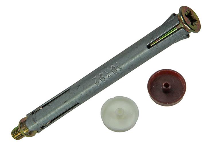 Mack 1018170 - cheville pour cadre métallique en acier galvanisé 16 pièces 10 x 90 mm | 5 pièces