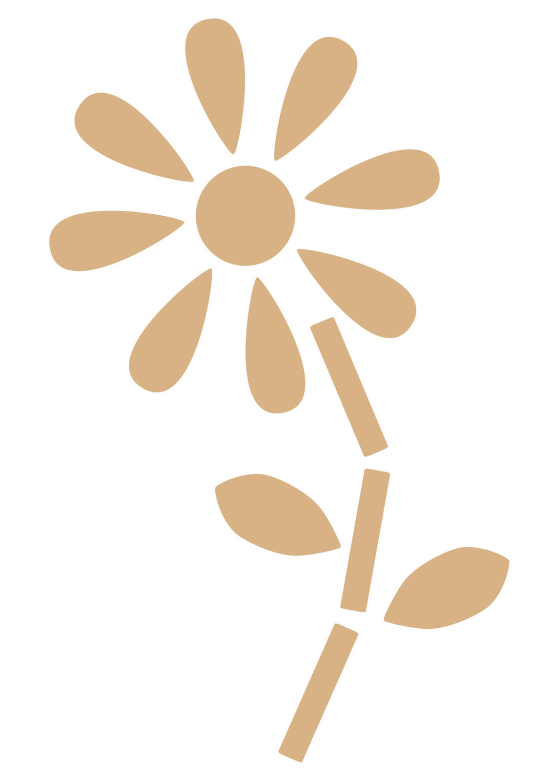 Vaessen creative • mdf xxl fleur + -100x200cm
