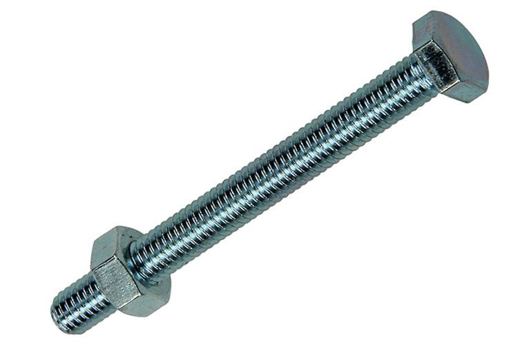 Mack 1020218 - boulon de robinet + écrou galvanisé 24 pcs m6 x 60 mm | 5 pièces