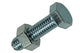 Mack 1020220 - boulon de robinet + écrou galvanisé 25 pcs m8 x 30 mm | 5 pièces