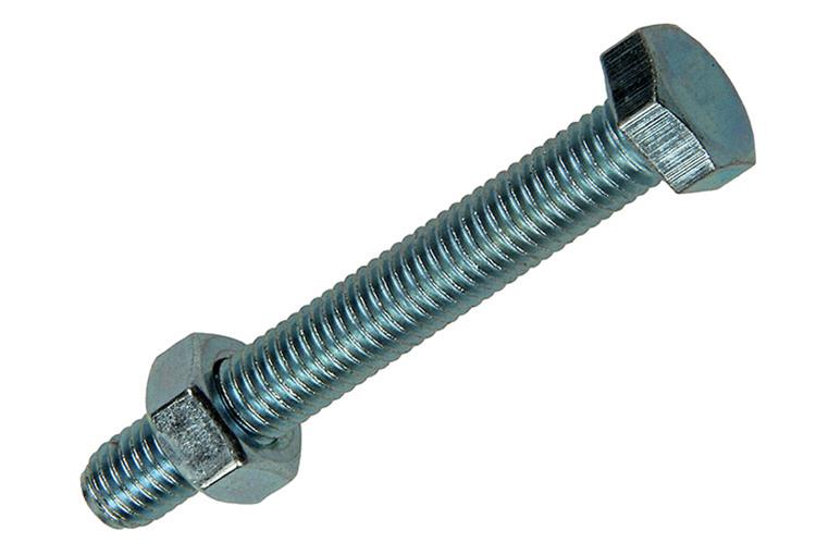 Mack 1020222 - boulon de robinet + écrou galvanisé 16 pcs m8 x 60 mm | 5 pièces