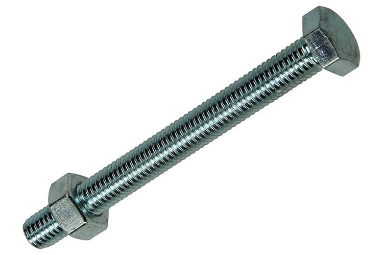 Mack 1020223 - boulon de robinet + écrou galvanisé 12 pcs m8 x 80 mm | 5 pièces