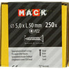 Mack 1020268 - vis pour panneaux d'aggloméré tête VZ GVZ 250 pcs 5,0 x 50 mm | 1 pièce