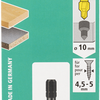 Foret à fraiser Wolfcraft | ws | 6 faces | ø4-10mm | 1 pièce - 2547000