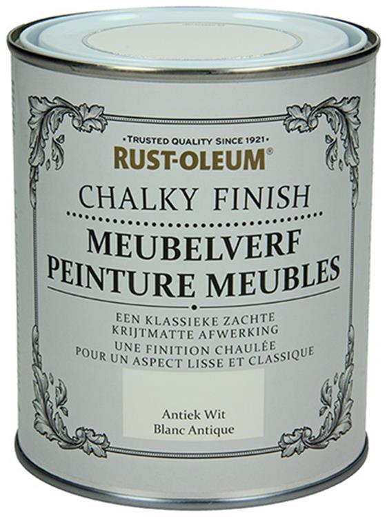 Rust-oleum 1050948 - peinture pour meubles blanc antique 750 ml | 1 pièce