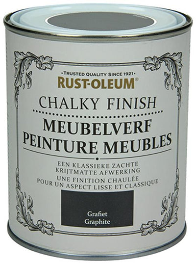 Rust-oleum 1050966 - peinture pour meubles graphite 750 ml | 1 pièce