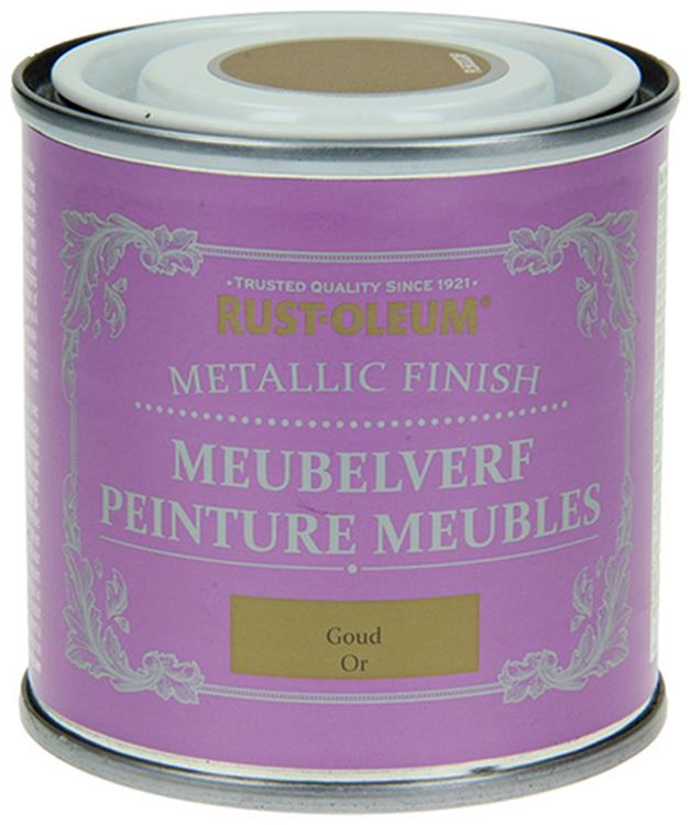 Rust-oleum 1050979 - peinture pour meubles or métallisé 125 m | 1 pièce