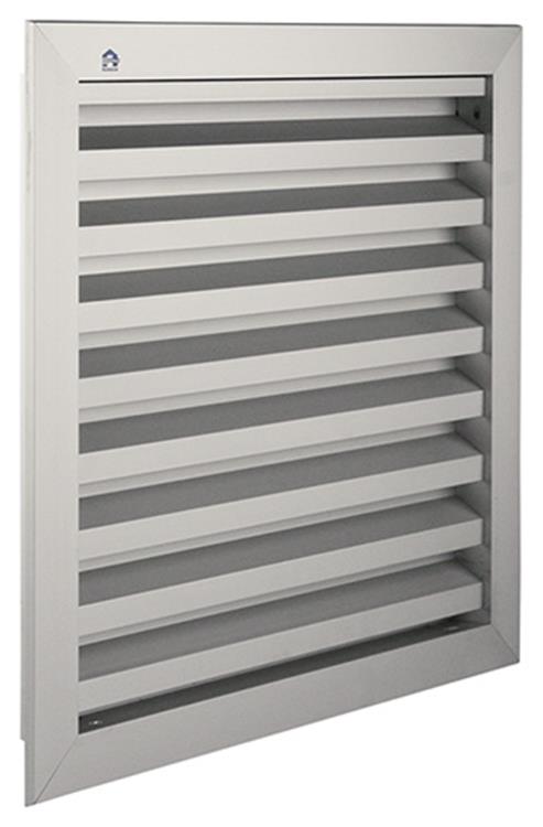 Renson 1006226 - grille murale encastrable 411 alu f1 300x300mm | 1 pièce