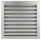 Renson 1006226 - grille murale encastrable 411 alu f1 300x300mm | 1 pièce - afbeelding 2
