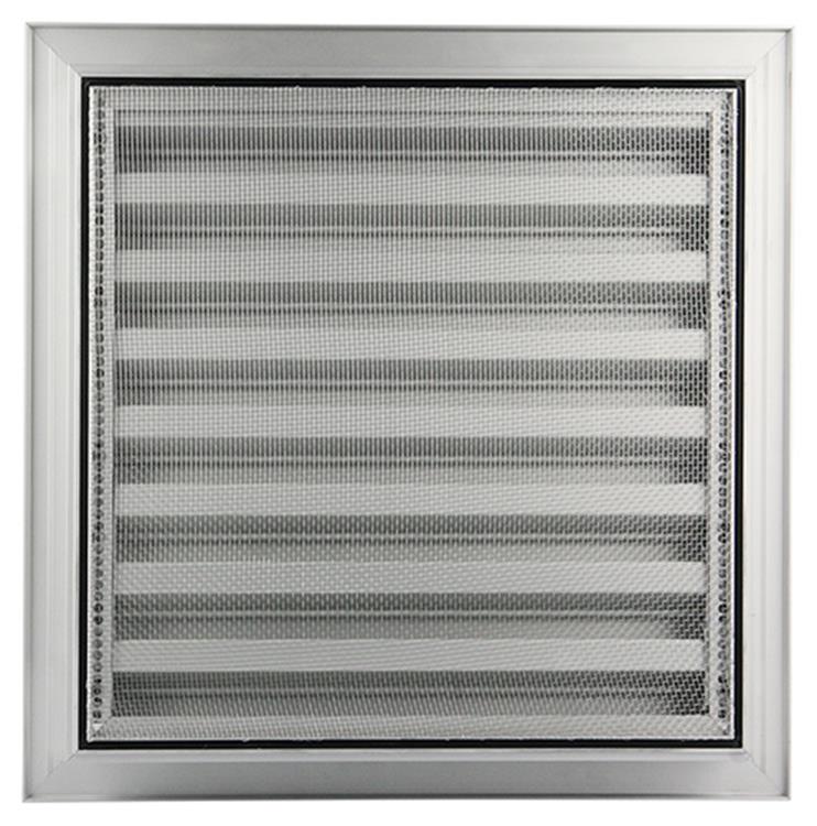 Renson 1006226 - grille murale encastrable 411 alu f1 300x300mm | 1 pièce