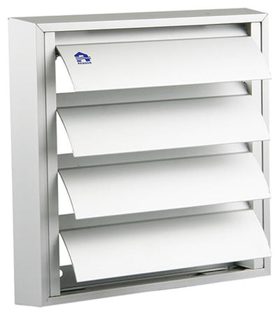 Renson 1006250 - grille de hotte aspirante en saillie 433 aluminium f1 173x173mm | 2 pièces