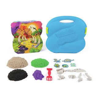 Cas de sable cinétique Trex dino