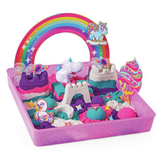 Spinmaster Kinetic Sand Unicorn Kingdom Playset