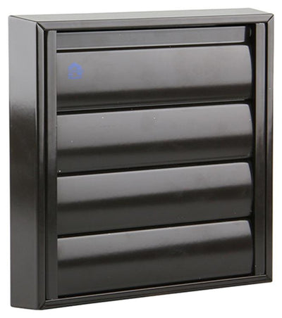 Renson 1006252 - grille de hotte aspirante en saillie 433 alu ral 8019 173x173mm | 2 pièces