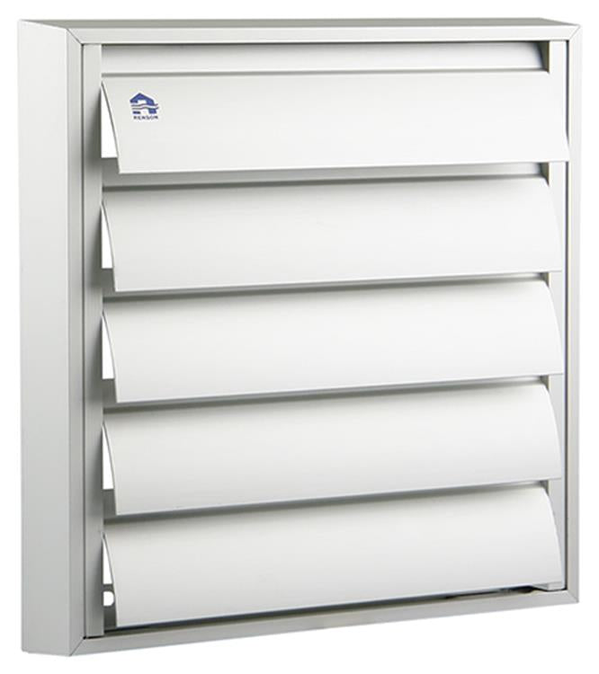 Renson 1006253 - grille de hotte aspirante en saillie 433 aluminium f1 210x210mm | 2 pièces
