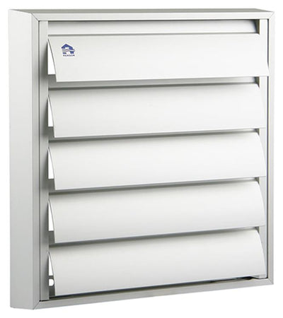 Renson 1006253 - grille de hotte aspirante en saillie 433 aluminium f1 210x210mm | 2 pièces