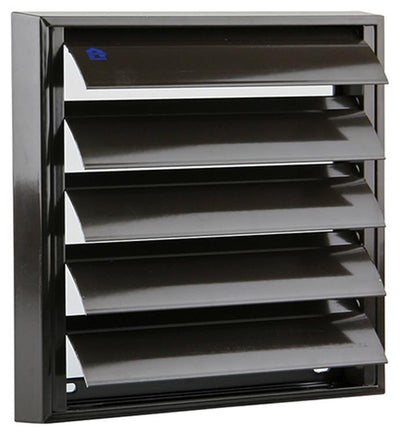 Renson 1006255 - grille de hotte aspirante en saillie 433 alu ral 8019 210x210mm | 2 pièces