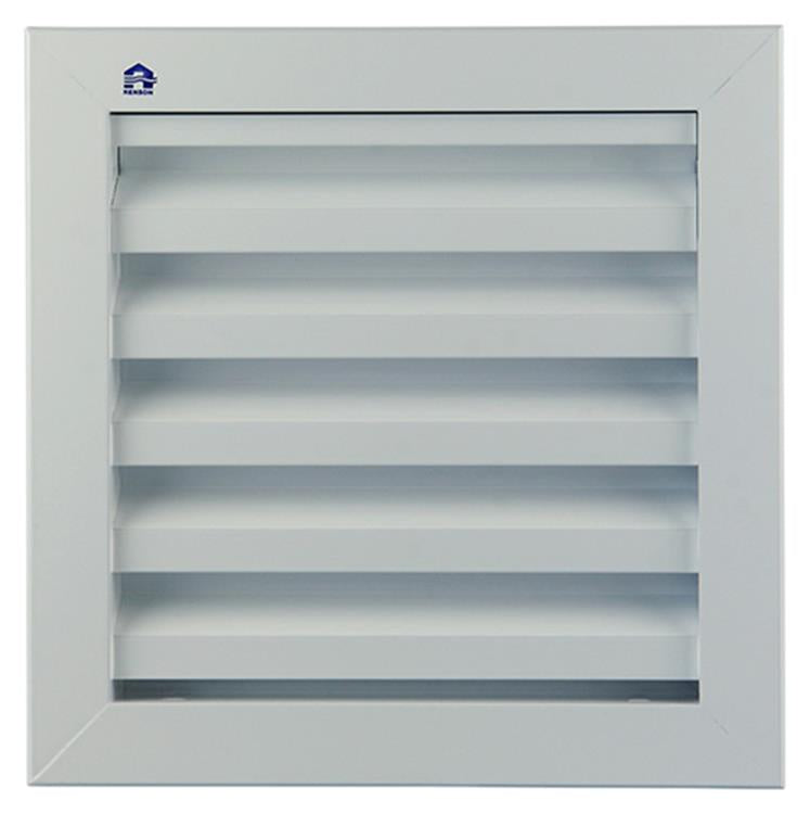 Renson 1006224 - grille murale encastrable 411 alu ral 9010 200x200mm | 1 pièce