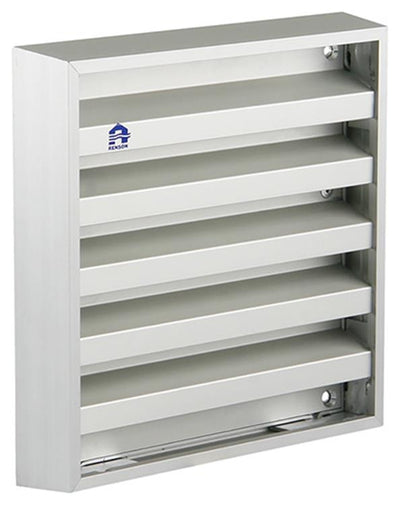 Renson 1006232 - grille murale en saillie 431 aluminium f1 165x165mm | 2 pièces