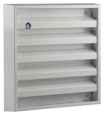 Renson 1006233 - grille murale en saillie 431 alu ral 9010 165x165mm | 2 pièces