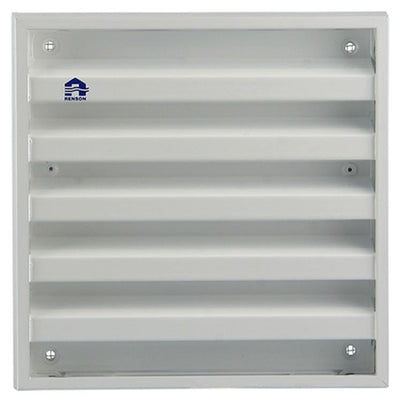 Renson 1006233 - grille murale en saillie 431 alu ral 9010 165x165mm | 2 pièces