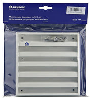 Renson 1006233 - grille murale en saillie 431 alu ral 9010 165x165mm | 2 pièces - afbeelding 5
