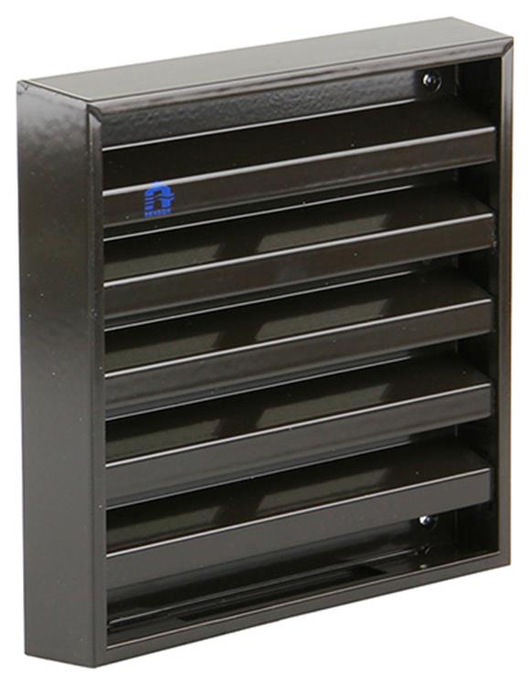 Renson 1006234 - grille murale en saillie aluminium 431 ral8019 165x165mm | 2 pièces